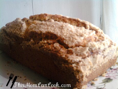 cinnamon streusel bread