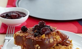 Corn Flakes Crusted French Toast