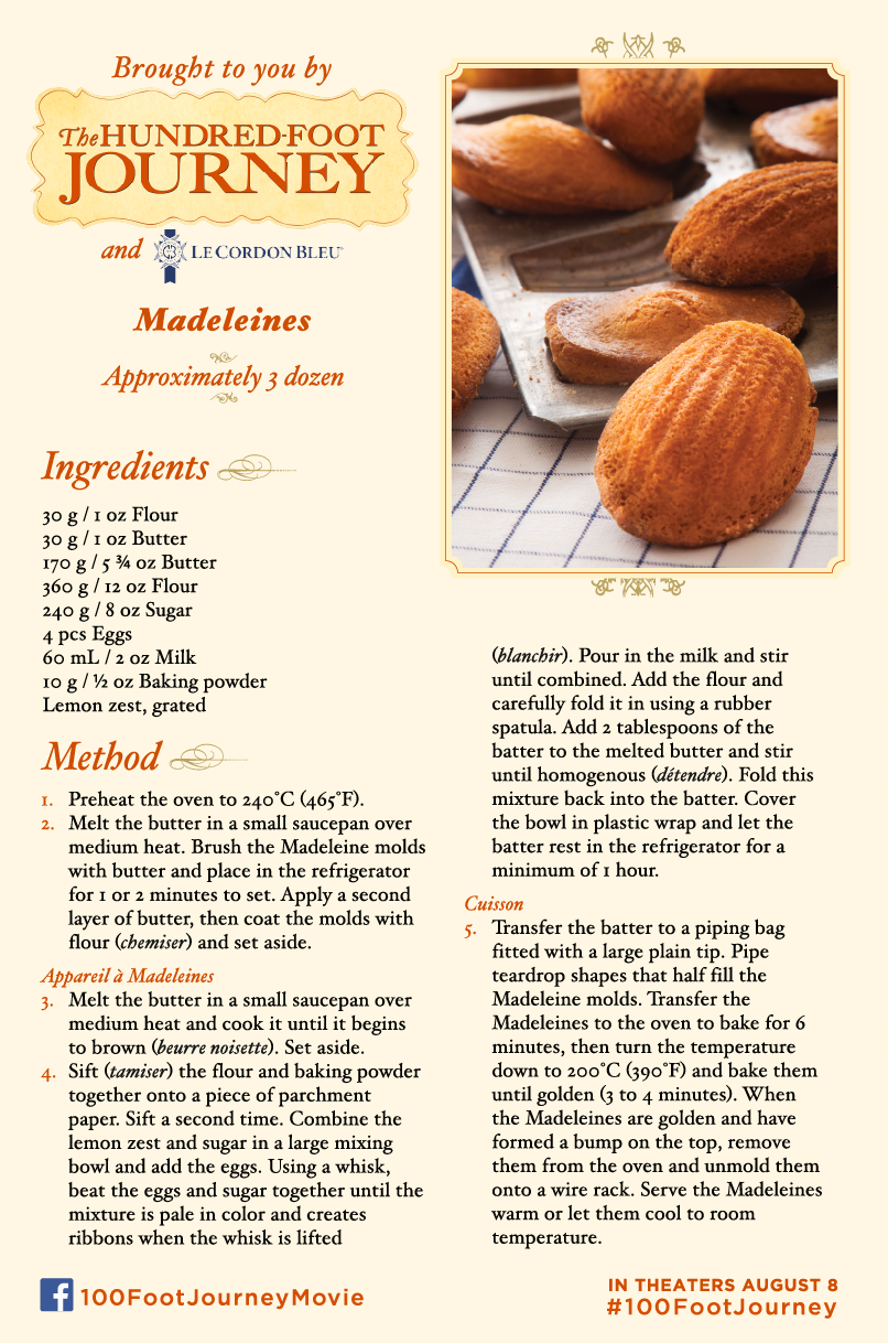 Madeleines Recipe