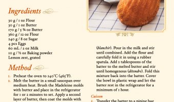 Madeleines Recipe