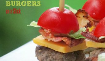 Mini Burgers On A Stick