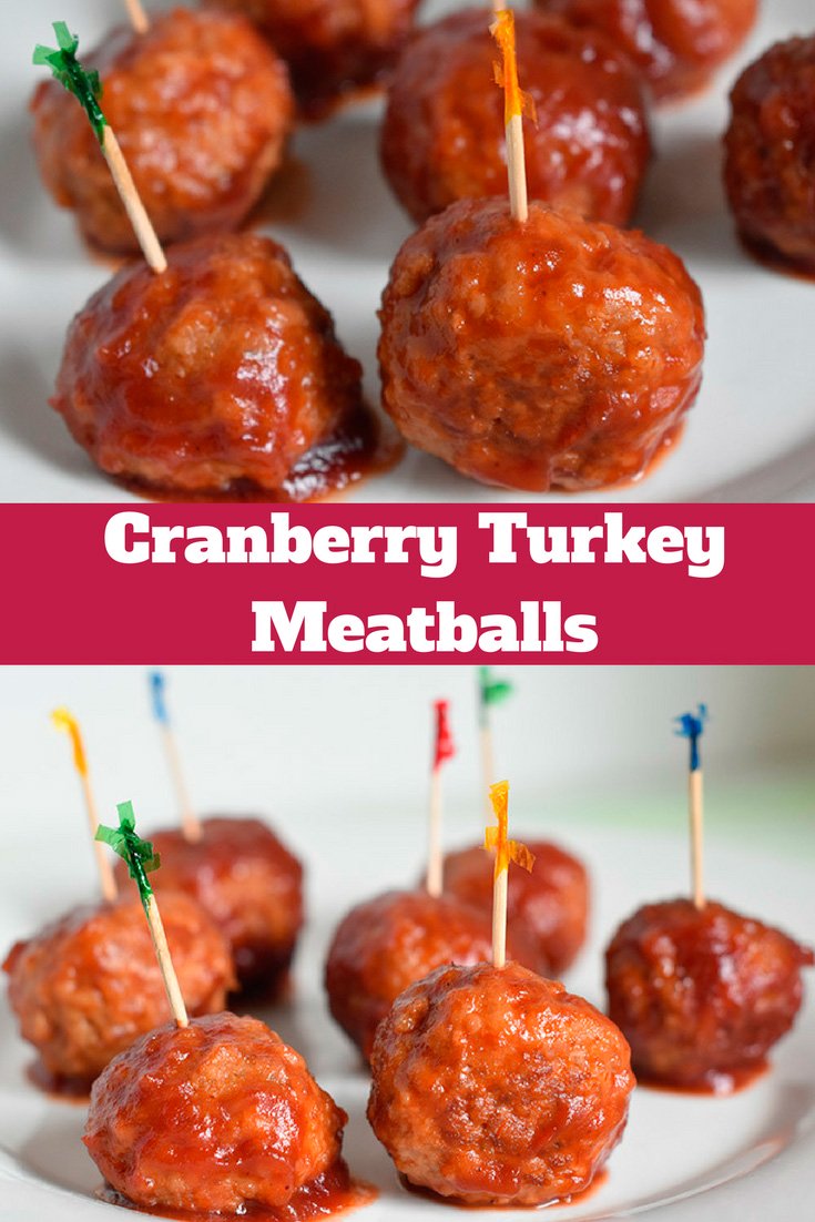 Cranberry Turkey Meatballs